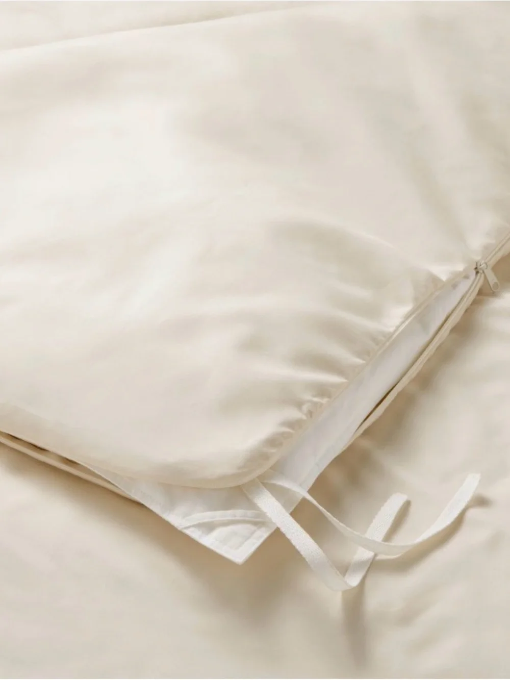 King Cotton Percale Duvet Set Natural - Casaluna™